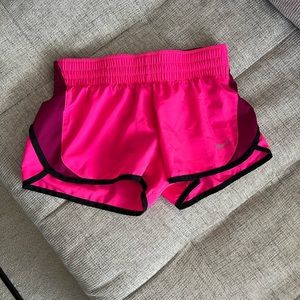Neon Pink Nike Dri-Fit Running Shorts